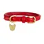 Shires Digby and Fox Rolled Leather Dog Collar - Scarlett